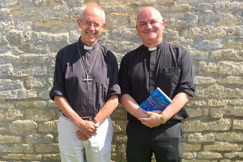 Archbishop of Canterbury Justin Welby and the Revered Canon Mark Oakley