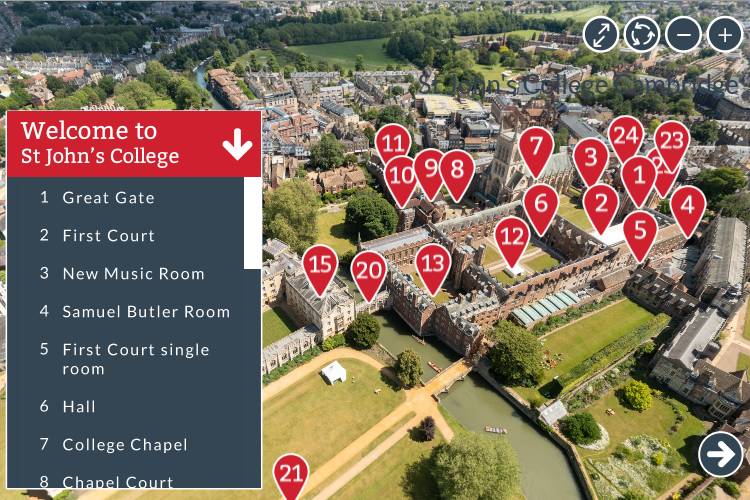 Take a 360 Virtual Tour of St John's College