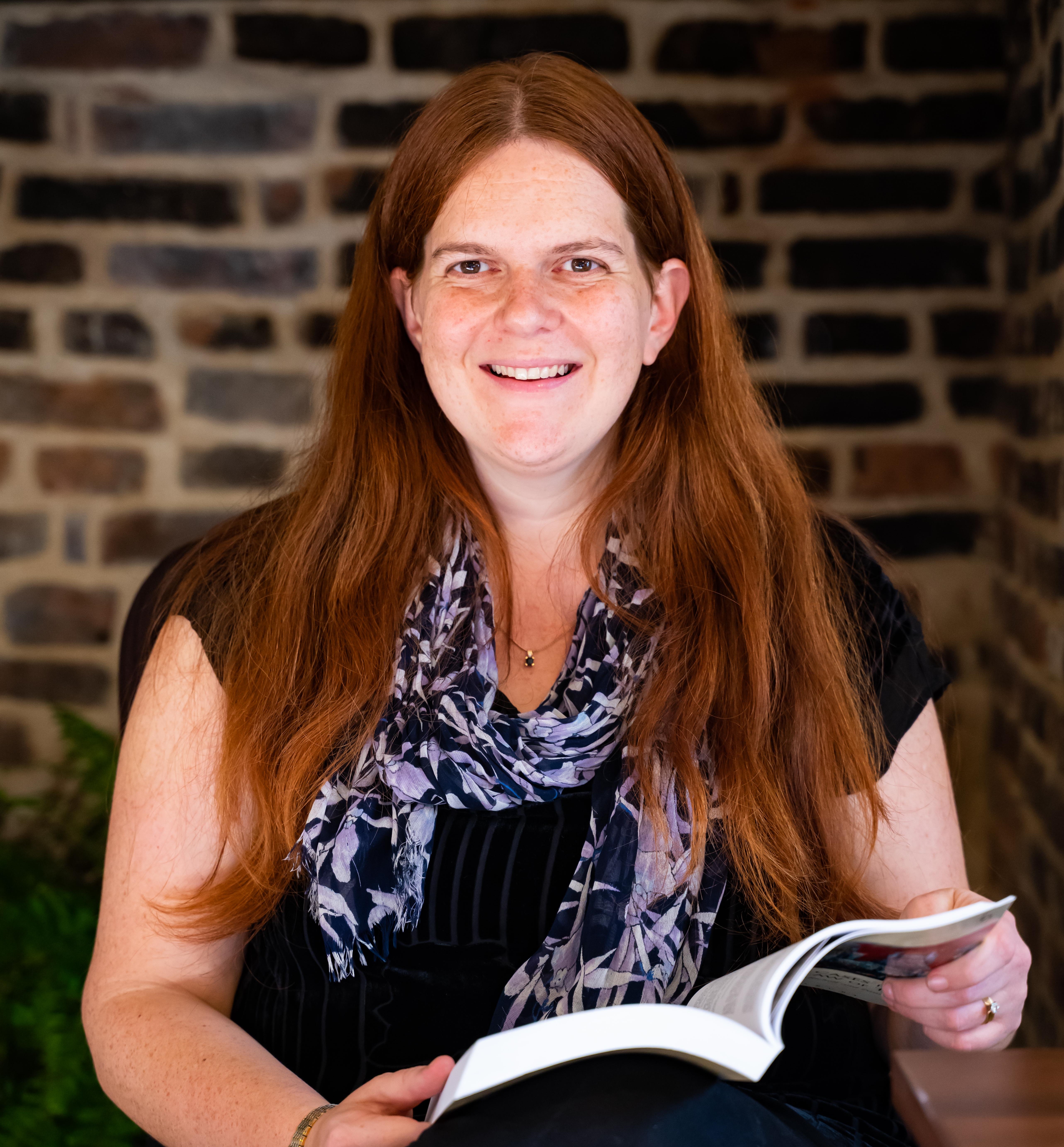 Jodi with book