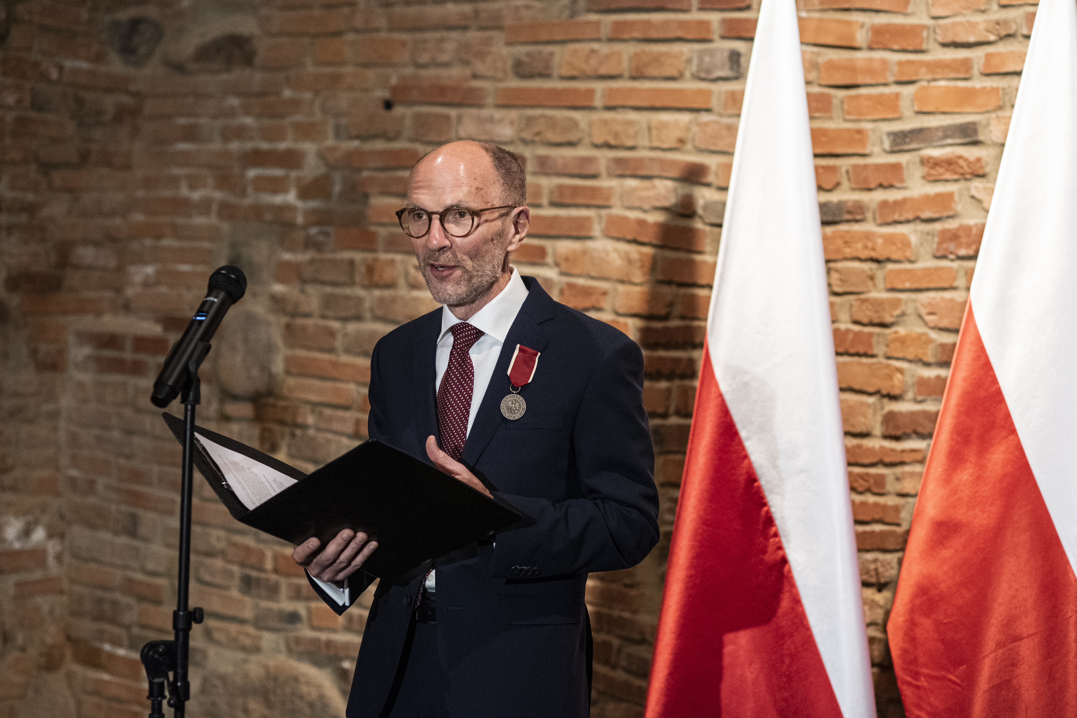 Professor John Rink at the award ceremony